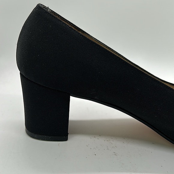 Salvatore Ferragamo Authenticated Black Block Heel Shoes **Size 7**🌺🌺 - Picture 8 of 10